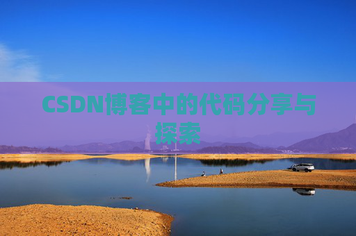 CSDN博客中的代码分享与探索 CSDN博客中的代码分享与探索
